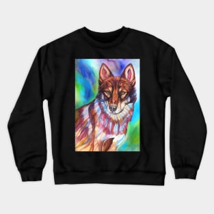 Power and Wisdom of the Wolf Crewneck Sweatshirt